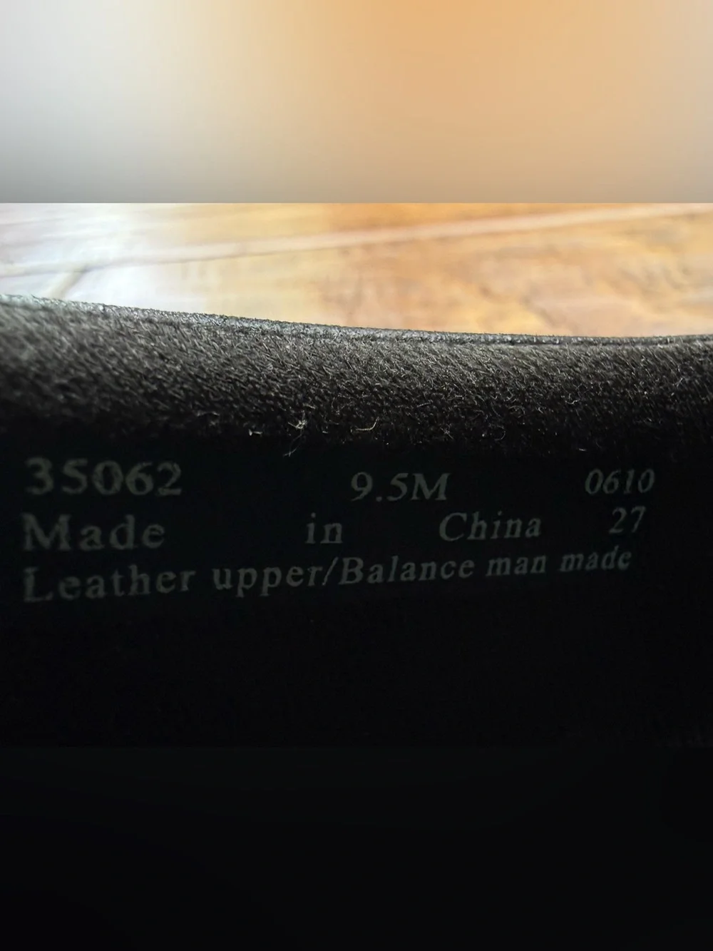 Clark leather black slip-on shoes